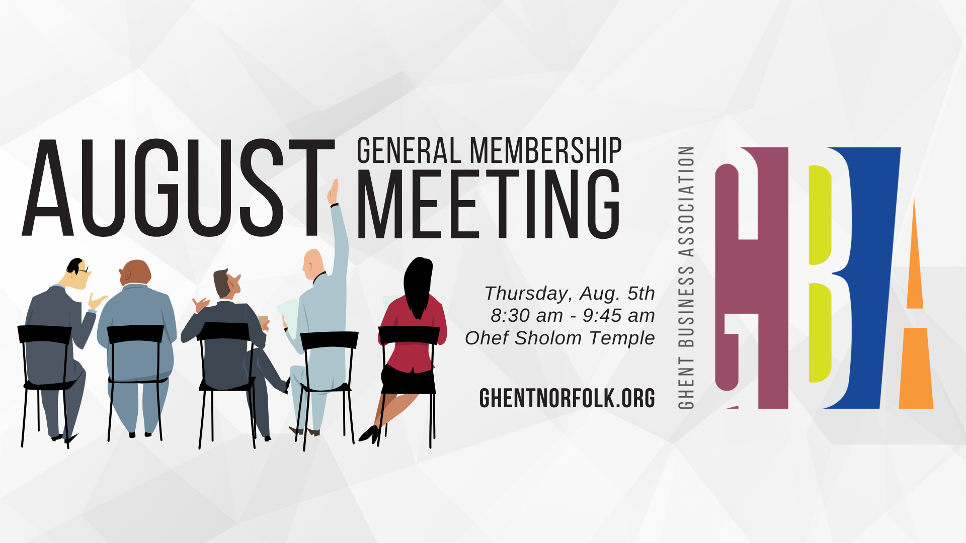 August Ghent Business Association General Membership Meeting